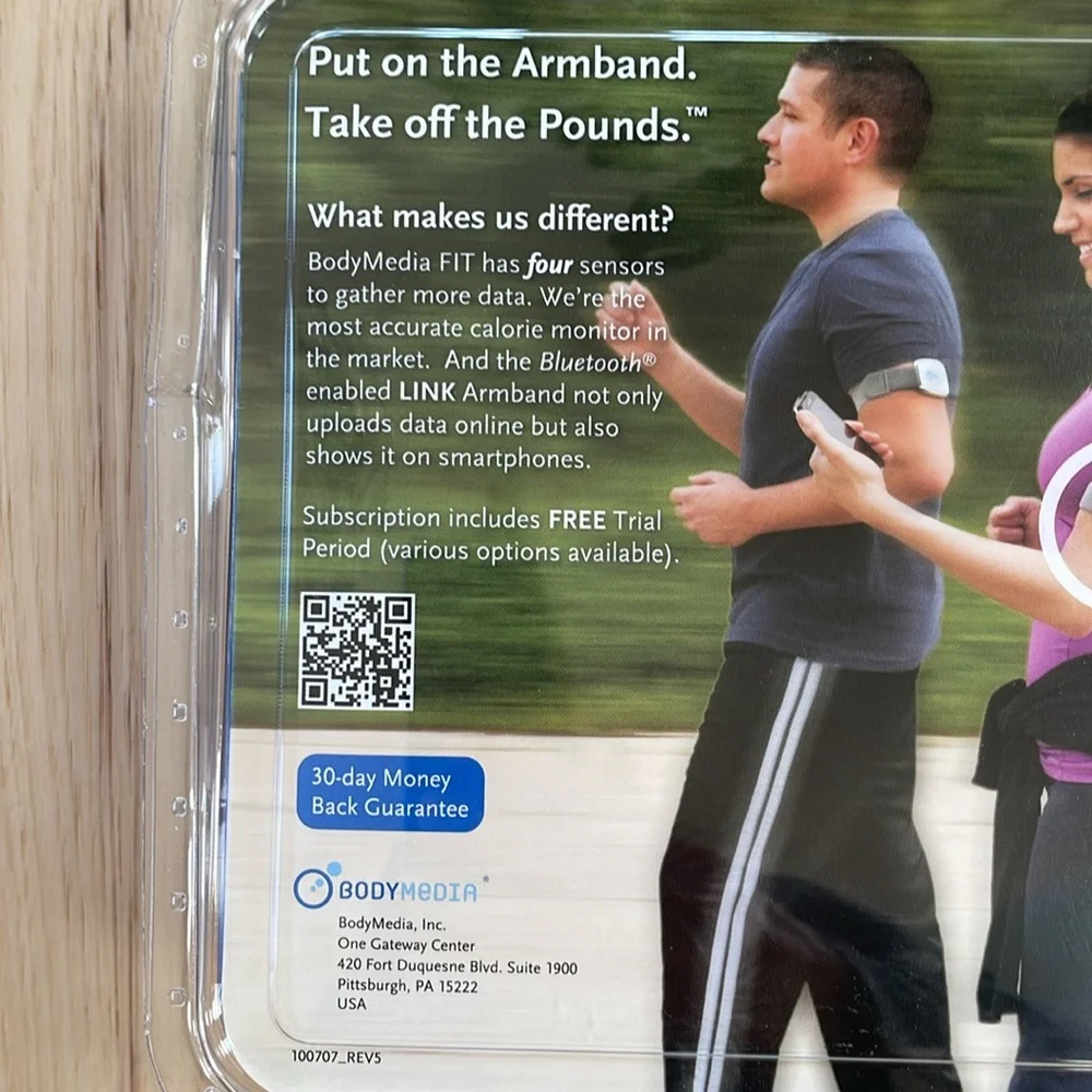 BodyMedia Fit BluTooth FIT LINK Armband -NEW!